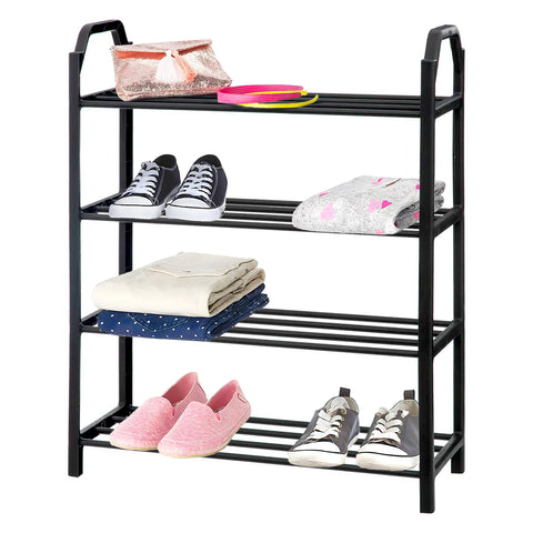 Zapatero para 8 pares de zapatos 50x64cm negro