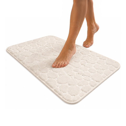 Alfombra de espuma viscoelástica beige 50x80cm