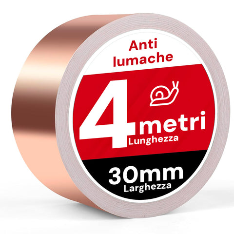 Cinta anticaracoles para plantas y verduras 4m