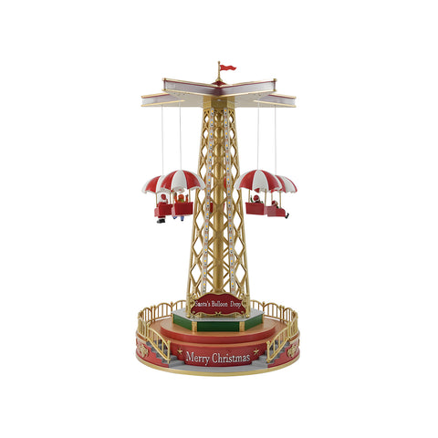 Carrusel navideño animado con música y luces LED
