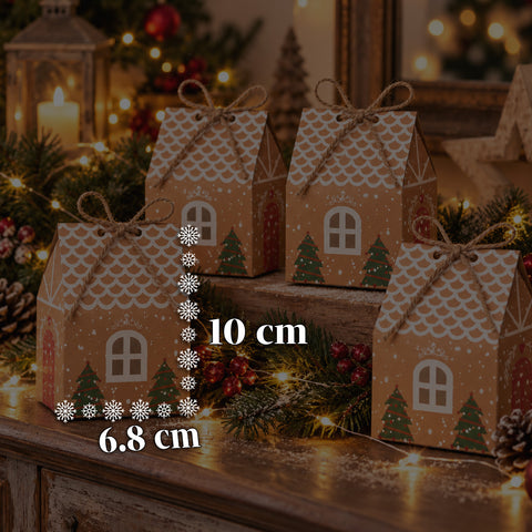 Calendarios de Adviento – Versión árbol con cajones o casitas con pegatinas