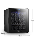 Cantinetta Vino Refrigerata Silenziosa con Display Led Touch e Mensole Cromate