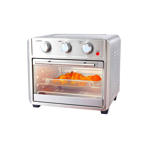 Freidora-horno de aire 22l con 4 accesorios