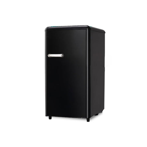 Frigorífico de una puerta retro 100l negro