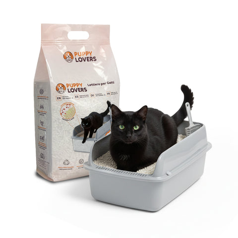 Sustrato vegetal absorbente de 6 L - Arena para arenero de gato 4+2 de regalo