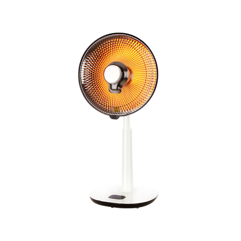 Estufa parabólica con mando a distancia y temporizador 450/900w 36cm