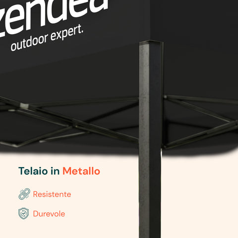 Gazebo plegable 3x3 m impermeable con bolsa y pesos incluidos
