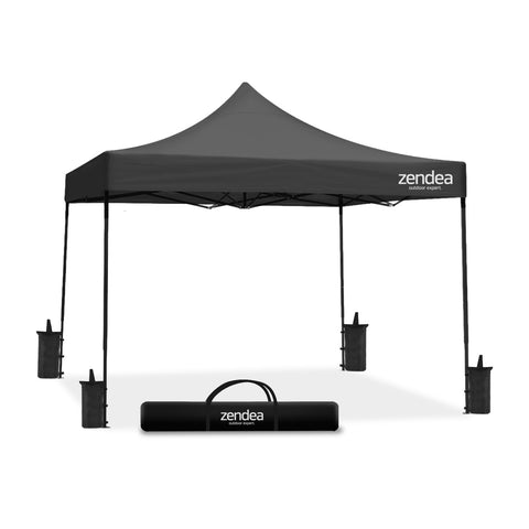 Gazebo plegable 3x3 m impermeable con bolsa y pesos incluidos