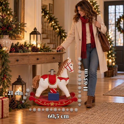 Base decorativa para árbol de Navidad de hasta 180 cm – 7 diseños pintados a mano en hierro y magnesio, modelos con luces LED, enganche Ø 4 cm