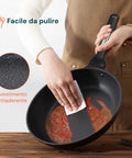 Batteria da Cucina Completa 13 Pezzi in Vari Colori con Mestoli Inclusi