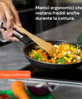 Batteria da Cucina Completa 13 Pezzi in Vari Colori con Mestoli Inclusi