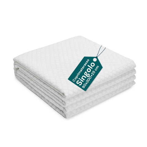 Protector de colchón de esponja 100% poliéster – Extensible y con esquinas elásticas
