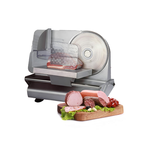 Cortadora de cocina para embutidos, pan y quesos con carro deslizante