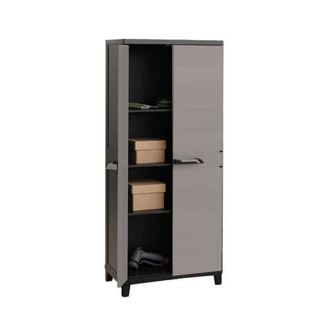 Mueble con estantes para interior de plástico reciclado, 15 kg por estante