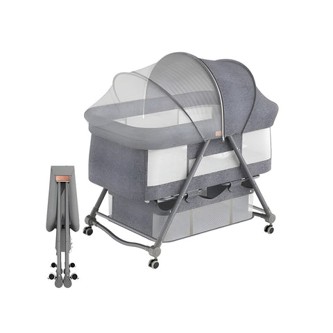 Cuna plegable multifuncional para bebé – Portátil y segura