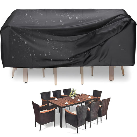 Set de funda para mesa y 4 sillas 165x140x90cm