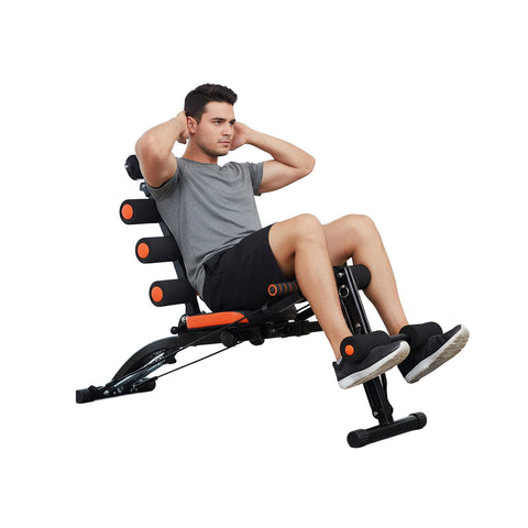 Banco plegable multifunción 22 en 1 – Entrenamiento de abdominales, brazos y piernas