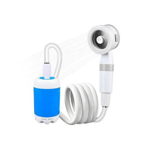 Ducha portátil de 5200 mAh para camping – 120 min de autonomía y carga USB