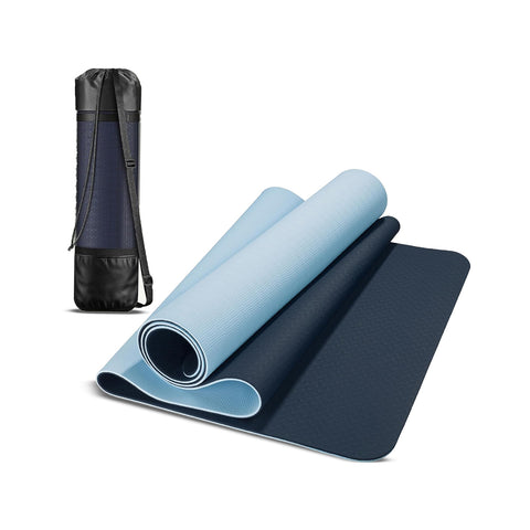 Esterilla antideslizante para yoga y pilates - TPE con correa