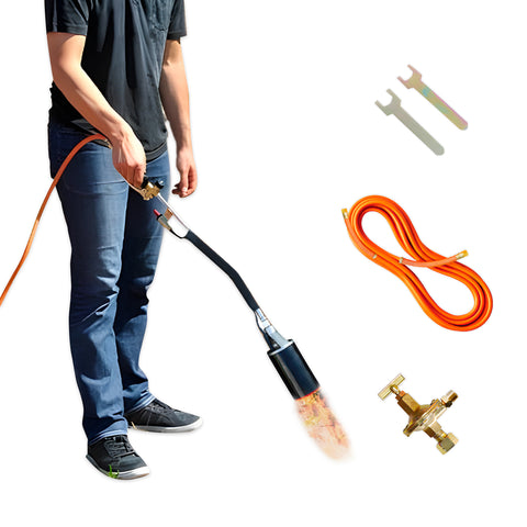 Kit de soplete de alto caudal de 54 kW con tubo de 10 m y encendido automático