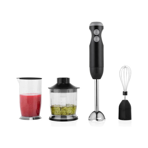 Batidora 4 en 1 para cocina con accesorios para picar, montar y mezclar