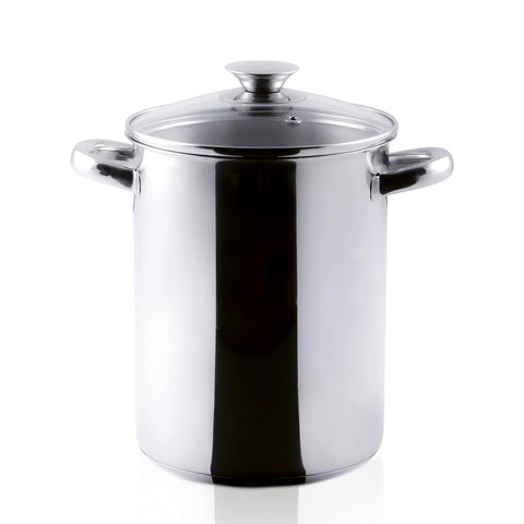Olla multiusos para espárragos de acero, 16 cm