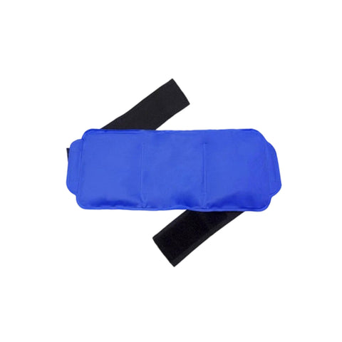 Compresa térmica de gel reutilizable frío/calor con banda elástica
