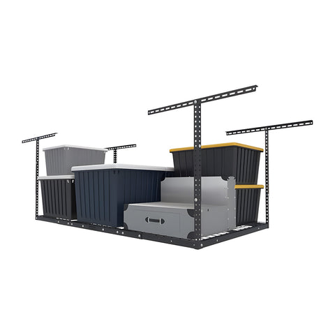 Estante de techo de acero ajustable de 183x91 cm, capacidad de carga de 200 KG