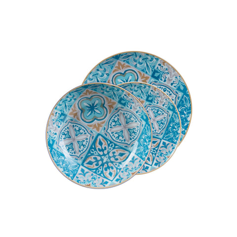 Vajilla de porcelana de 18 piezas, Azulea