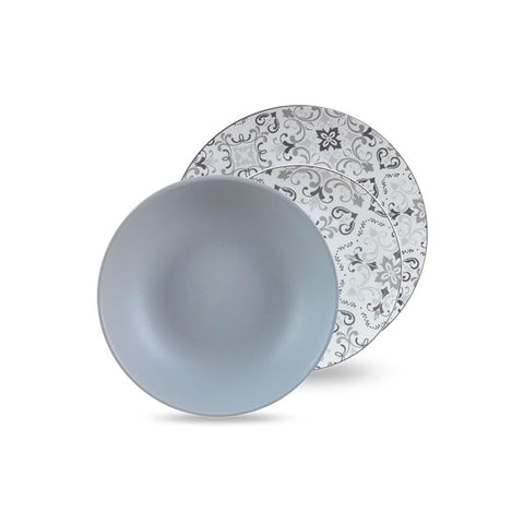 Vajilla de 18 piezas de porcelana Florence