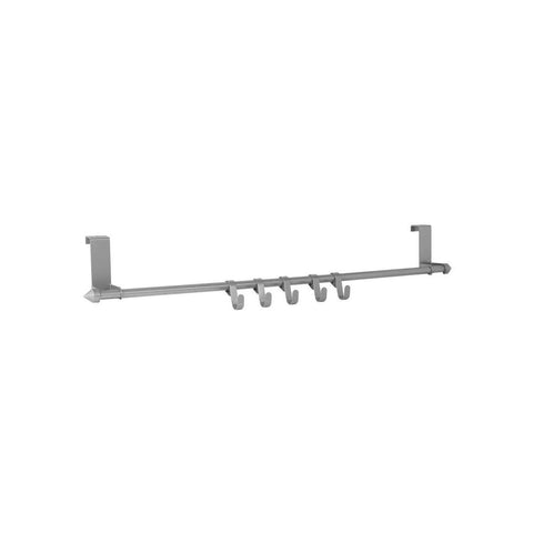 Perchero para puerta con 5 ganchos regulables 57cm