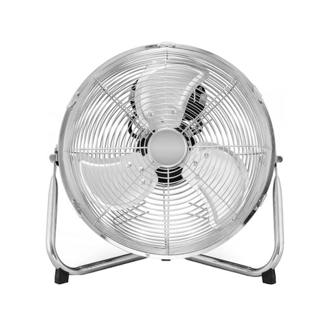 Ventilador de suelo de 3 aspas, 3 velocidades, de metal, 130 W, 45 cm