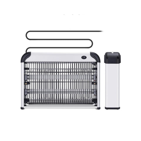Mosquitera eléctrica con 2 LED de 16 W