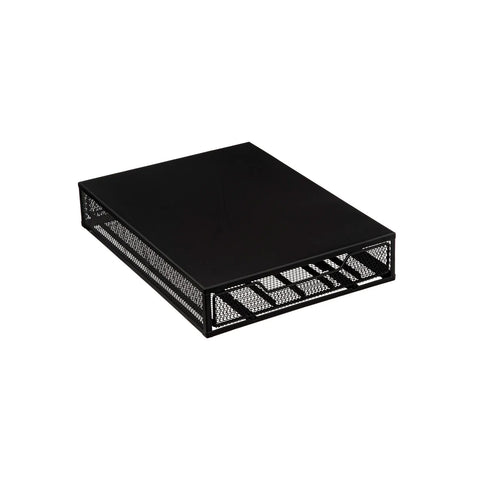 Cajón portacápsulas de metal negro