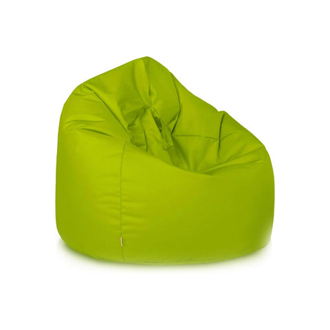 Puf tipo saco de nailon 65x62cm verde