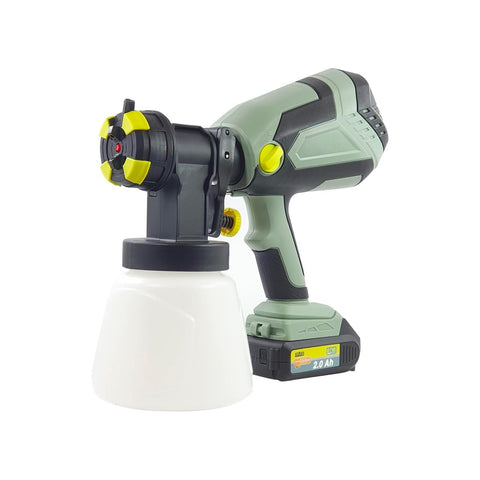Pistola de pintura con tecnología HLVP y viscosímetro 1l 20v - 230hz