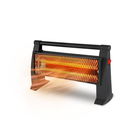 Estufa calefactora de cuarzo por infrarrojos de 1200w