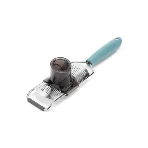 Rallador manual de acero inoxidable con protector para los dedos