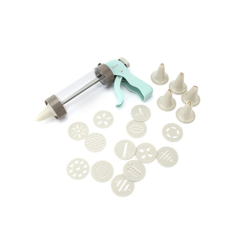 Pistola para repostería y galletas de plástico, 19pz