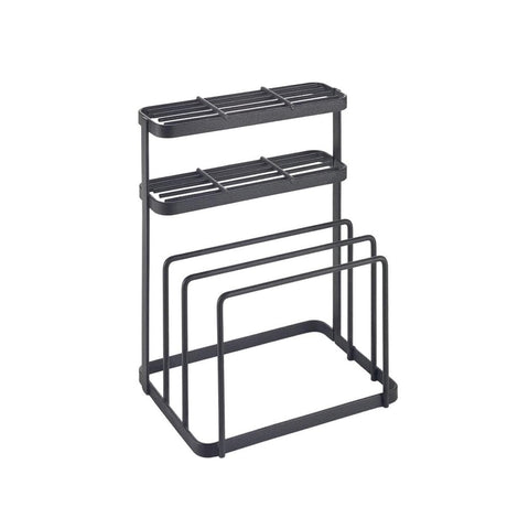 Organizador para cuchillos y tablas de cortar de 5 compartimentos 16x12x22cm