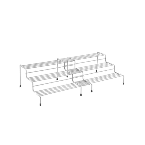 Set de 2 estantes para especias de 3 niveles 28/55x23x13cm