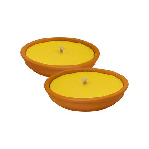 Set de 2 velas antimosquitos Tiger con icaridina 14cm