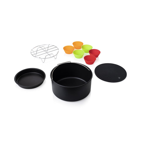 Set de 10 accesorios para freidora de aire de metal y silicona, 3,2l