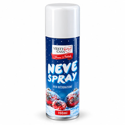 Nieve en aerosol para decoraciones navideñas, 150 ml, nieve artificial