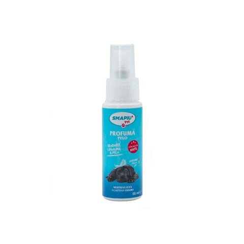 Spray perfumado para el pelo de mascotas con aroma a talco 55ml