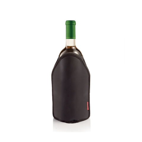Enfriador de botellas de tela 15x22cm negro