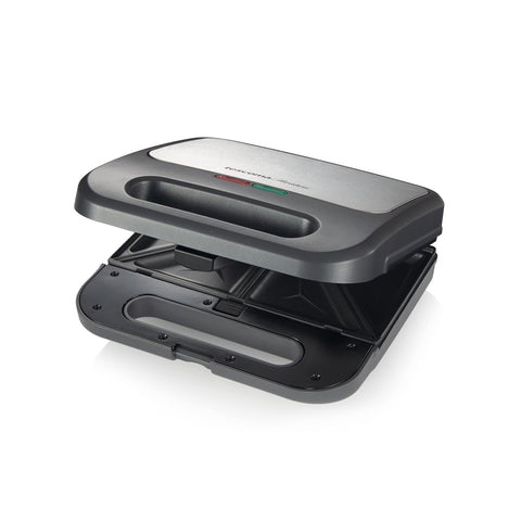 Sandwichera eléctrica 3 en 1 para tostadas, sándwiches y gofres, 800 W