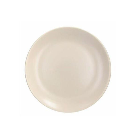 Plato llano Fabric crema de 26cm