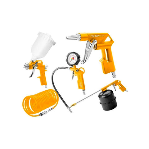 Set 5 en 1 de pistola de aire comprimido 600-1000ml