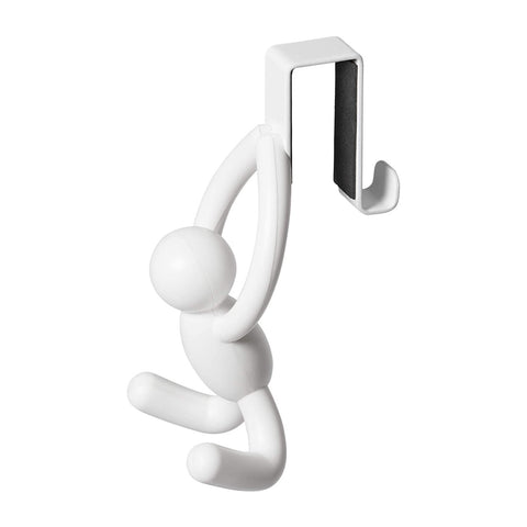 Percha para puerta Buddy blanca